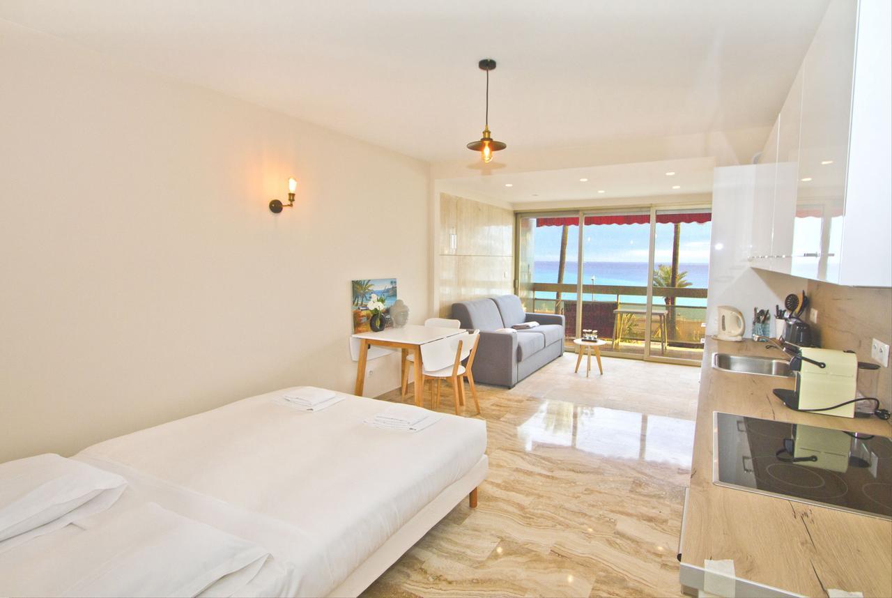 Promenade Holiday - Cosy Sea Front Studio Nice Luaran gambar